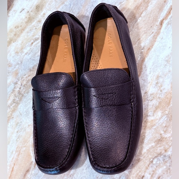 NEW Men’s COLE HAAN Howland black leather penny loafer- Size 11 - Picture 4 of 9